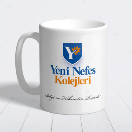 SERAMİK KUPA BARDAK LOGO BASKILI