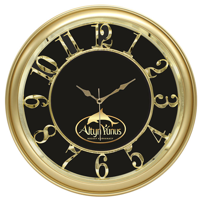 altin-yunus Promosyon Duvar Saati