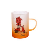 Buzlu Renkli Çay Fincanı