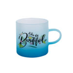 Buzlu Renkli Kahve Fincanı