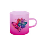 Buzlu Renkli Kahve Fincanı