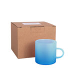 Buzlu Renkli Kahve Fincanı