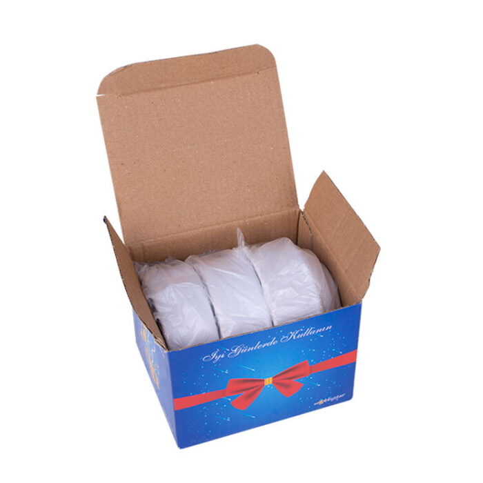 Porselen Beyaz Kase - 3'lü Paket