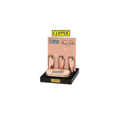 Clipper Rose Gold Metal Çakmak