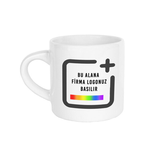 Porselen Beyaz Nescafe Fincanı Porselen Beyaz Nescafe Fincanı