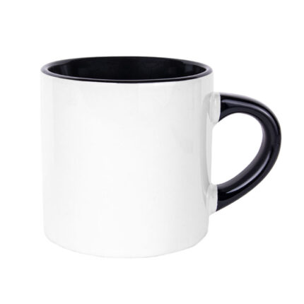 Porselen Siyah Nescafe Fincanı